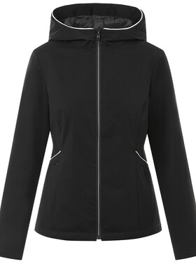 【匈牙利白鹅绒】LANCY/朗姿2025冬轻薄大牌高端连帽轻便羽绒服短