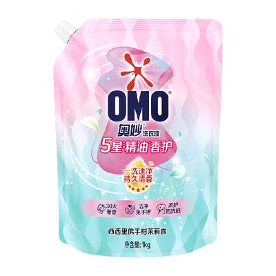 奥妙5星精油洗衣液持久清香1kg