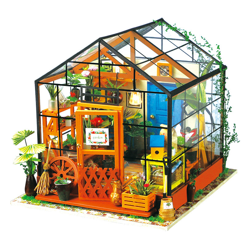凯西花房迷你玩具模型成品现货