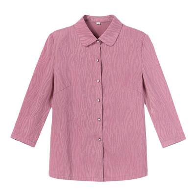 宽松衬衣洋气中老年女套装