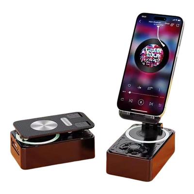 2025新款手机支架蓝牙音箱充电三合一便携多功能通用一体折叠360旋转桌面支架可插U盘高音质网红懒人追剧神器