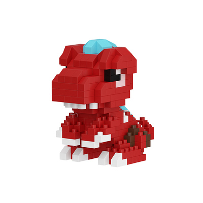 潮乐创侏罗纪恐龙系列积木