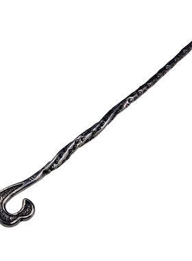 发饰发簪925镀银复古作旧簪子
