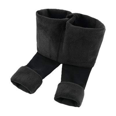 加绒打底裤女秋冬外穿紧身小脚裤