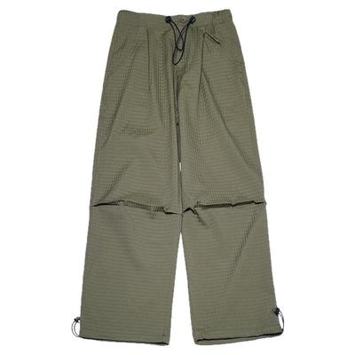 STILLYOU格子肌理感复古休闲裤