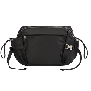 新款男士便携通勤风斜挎包男款休闲单肩包户外旅行小方包邮差包女