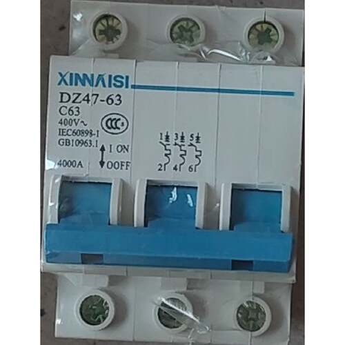 〔议价-可维修〕XINNAISI DZ47-63 C63空气开关 工业设备备件