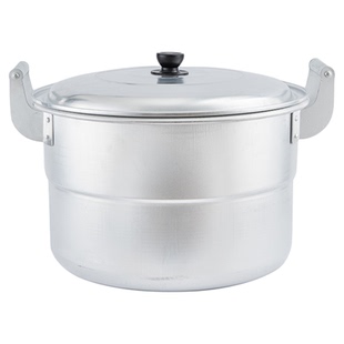 老式铝锅特大号食堂大汤锅商用煮粥卤肉锅大容量胡辣汤锑锅烧水锅