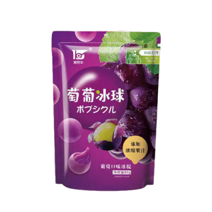 景丽华葡萄口味冰球雪糕冰淇淋80g软糯Q弹网红冷饮多口味冰激凌