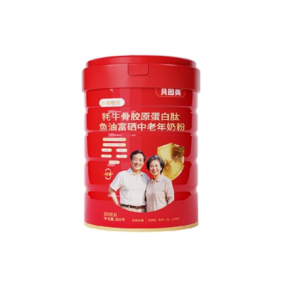 贝因美鱼油富硒中老年奶粉