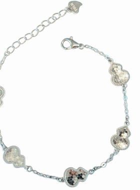 敲闪!精工!福禄双全新中式龙鳞碎冰冰葫芦通体纯银轻奢高级感手链