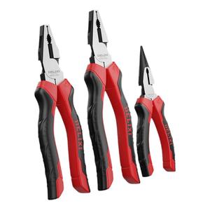 德力西钢丝钳多功能老虎钳万用省力家用钳大全电工专用工业级钳子