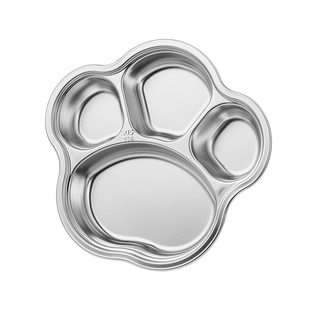 如山316L不锈钢餐盘食品级男女孩儿童家用分格餐盘吃饭盘宝宝餐具