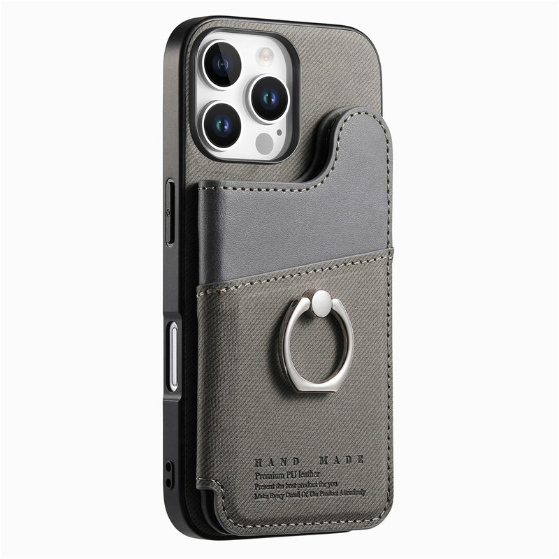 翻盖卡包适用苹果16promax手机壳iPhone17带收纳包15pro插卡14plus卡套支架13储物12背后装卡11钱包一体e全包