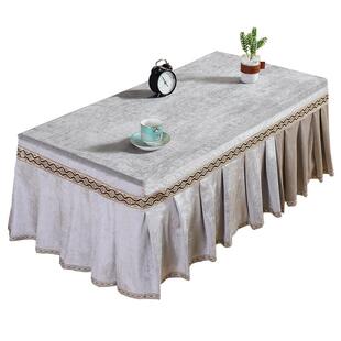 新款茶几罩套全包简约茶几桌布长方形客厅茶几防尘罩绒布茶几台布