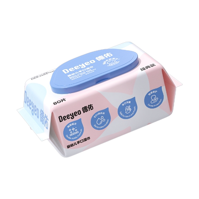 德佑婴儿手口专用湿巾80抽*6包