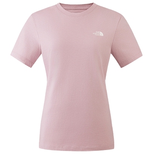 北面短袖T恤女纯棉印花运动上衣户外透气新款TheNorthFace|8JSN