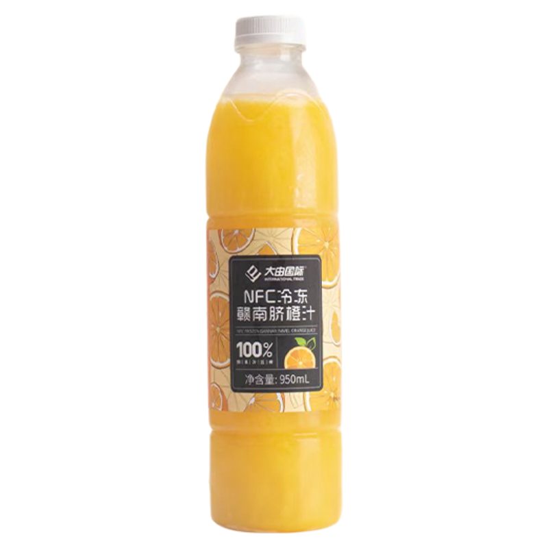 大由国际NFC冷冻赣南脐橙汁950ml