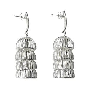 笼中月董洁同款复古耳饰女冷淡风软山耳环高级感耳夹softmountain