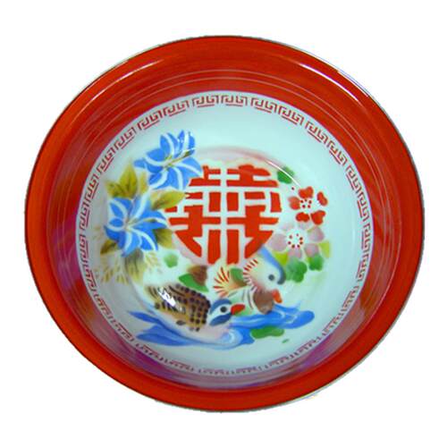 搪瓷盆传统老式包边加厚家居精品铁盘珐琅洗脸泡脚盆用于结婚婚礼