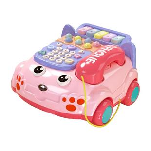 宝宝早教音乐电话机仿真多功能座机婴幼儿童益智启蒙玩具新年礼物