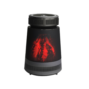 围炉煮茶烤火炉套装智能语音声控取暖炉电暖气围聚煮茶电炉带桌子