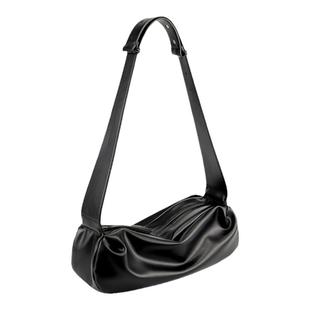 香港代购包包女2025新款月牙饺子包大容量高级感宽肩带休闲斜挎包