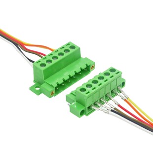 固定面板免焊2EDGKPM-5.08mm对插式带耳锁紧2EDGRKC插拔接线端子