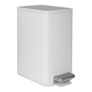 科勒垃圾桶家用卫生间专用厕所窄缝轻奢高颜值小号不锈钢带盖脚踩