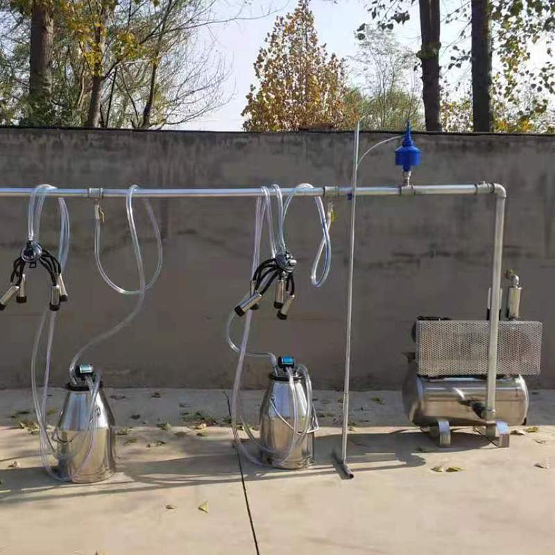 挤奶机 牧场奶牛奶羊专用不锈钢真空泵挤奶机厂家 挤奶机设备