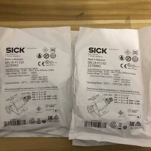 议价全新现货全新包装德国SICK西克GRL18P1152订货号1076