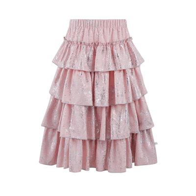 LittleNaive女童洋气闪亮蛋糕裙