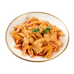 益旺九味凤爪四川红油脱骨去骨鸡爪餐饮KTV凉菜小吃宴席预制菜