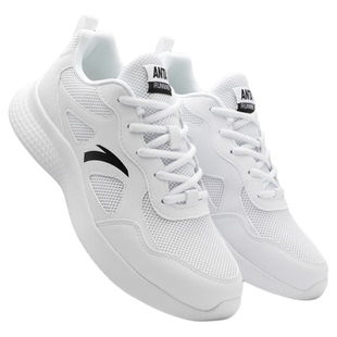 安踏男鞋跑步鞋青少年学生休闲鞋子男士复古透气超轻便减震运动鞋