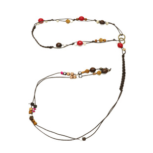 薛凯琪同款撞色串珠腰链女波西米亚民族风编织腰绳裙子腰带配饰潮