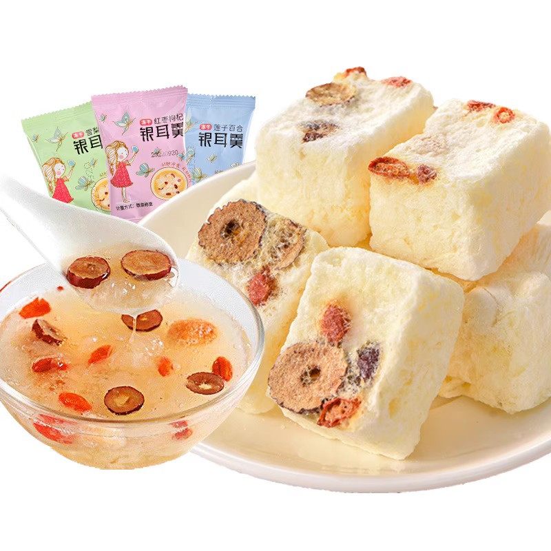 冻干银耳羹燕窝冲泡即食红枣莲子免煮早餐代餐速食粥汤官方旗舰店