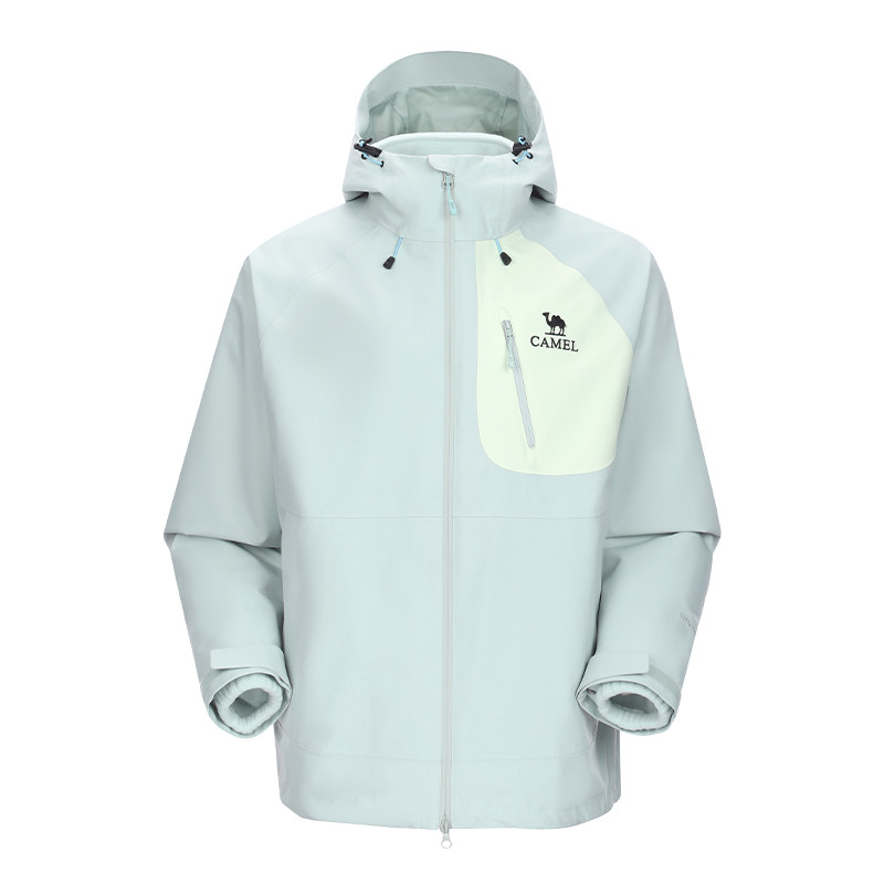 骆驼巡境者冲锋衣女三合一2026新款无氟登山服户外防风防水外套男