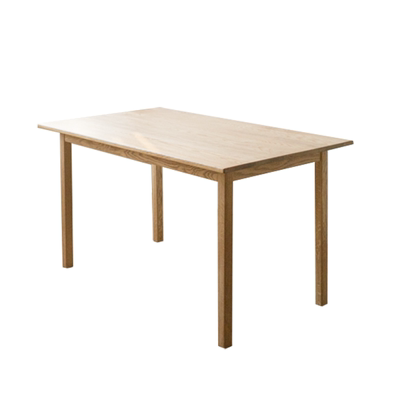 极简大板直拼纯实木方形餐桌