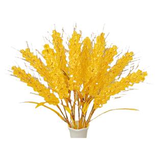 新款珠子彩色混色绿色金黄麦穗手工材料包亚克力10mm棱形方珠包邮