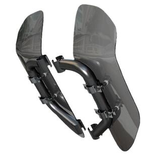 适用于小牛u+b保险杠挡风护腿风挡玻璃挡雨板护脚护膝挡板改装件