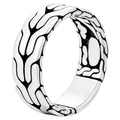 JH时尚简约原创银戒指巴厘岛设计