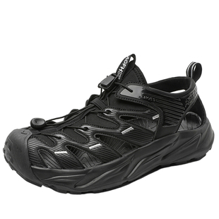 男士凉鞋夏季外穿2025新款运动凉拖厚底涉水沙滩鞋户外包头溯溪鞋