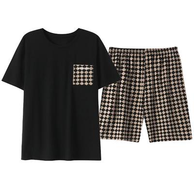 睡衣男士夏季纯棉短袖家居服