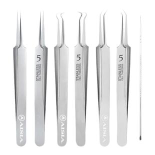 AISIA粉刺夹平口黑头夹去痘痘闭口脂肪粒细胞夹美容工具