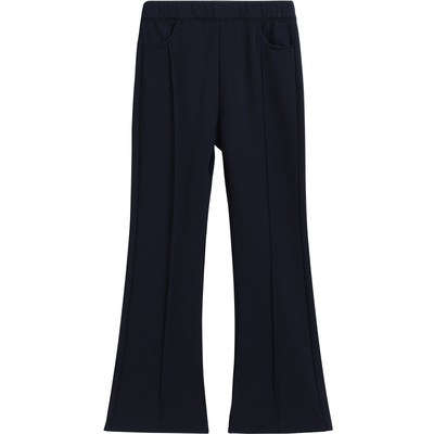 英氏女童喇叭裤保暖高弹瑜伽长裤