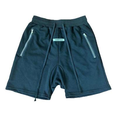 FOG运动短裤男毛圈健身训练短裤 ESSENTIALS休闲拉链口袋五分裤子