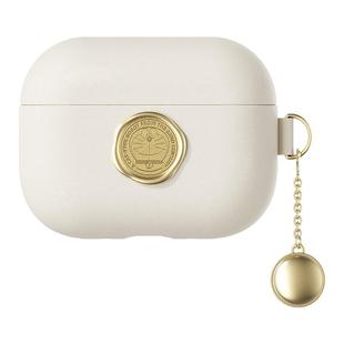 ROCK洛克适用苹果耳机airpodspro3保护套airpods4外壳第二三四代Pro2无线蓝牙ipods3高端皮革包盒小众高级感