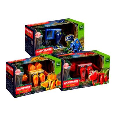 MAGFORMERS麦格弗恐龙磁力片积木