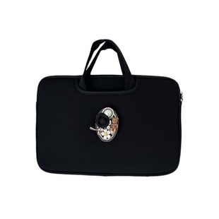 原创小众设计复古巴洛克vintage高级感电脑收纳包14寸手提11寸平板包15.6寸苹果Mac华为小米内胆包