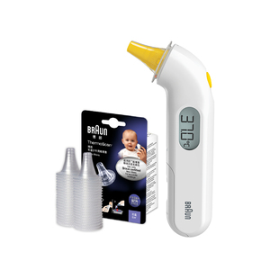 Braun博朗耳温枪IRT3030+LF40耳套体温计婴儿童宝宝耳温计